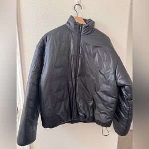 Urban Outfitters Black Puffer Coat